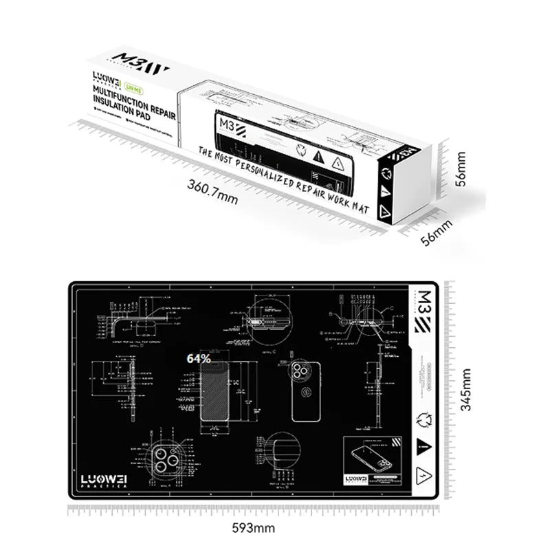TAPETE ANTIESTATICO LUOWEI LW-M3