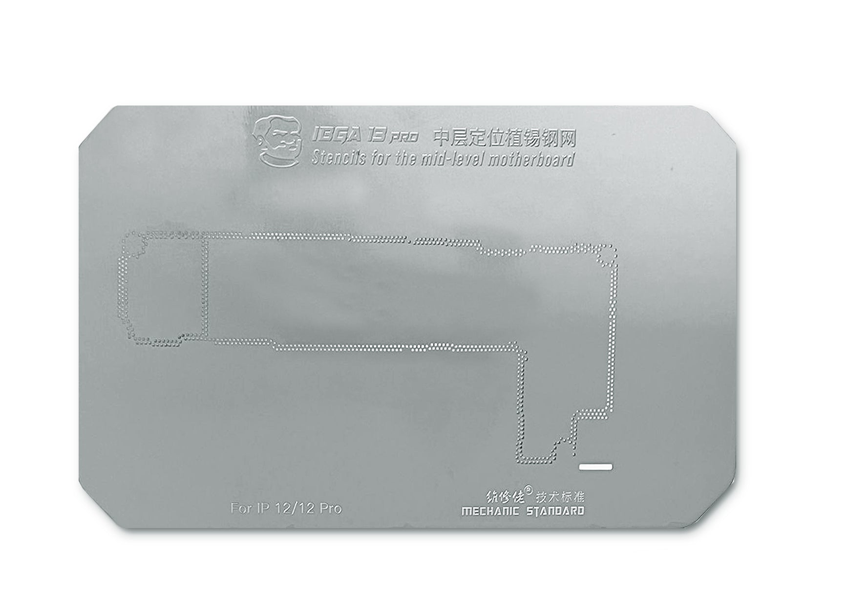 FIXTURE CON STENCIL 14 EN 1 PARA INTERPOUSER IPHONE X AL 13 PRO MAX MECHANIC iBGA 13 PRO
