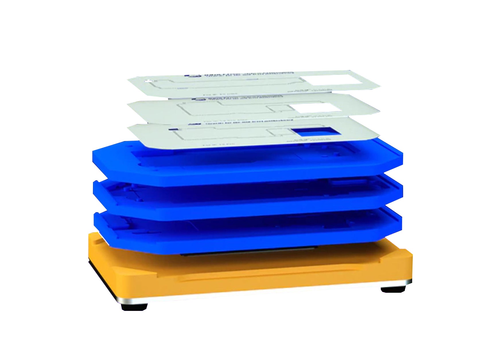 FIXTURE CON STENCIL 14 EN 1 PARA INTERPOUSER IPHONE X AL 13 PRO MAX MECHANIC iBGA 13 PRO