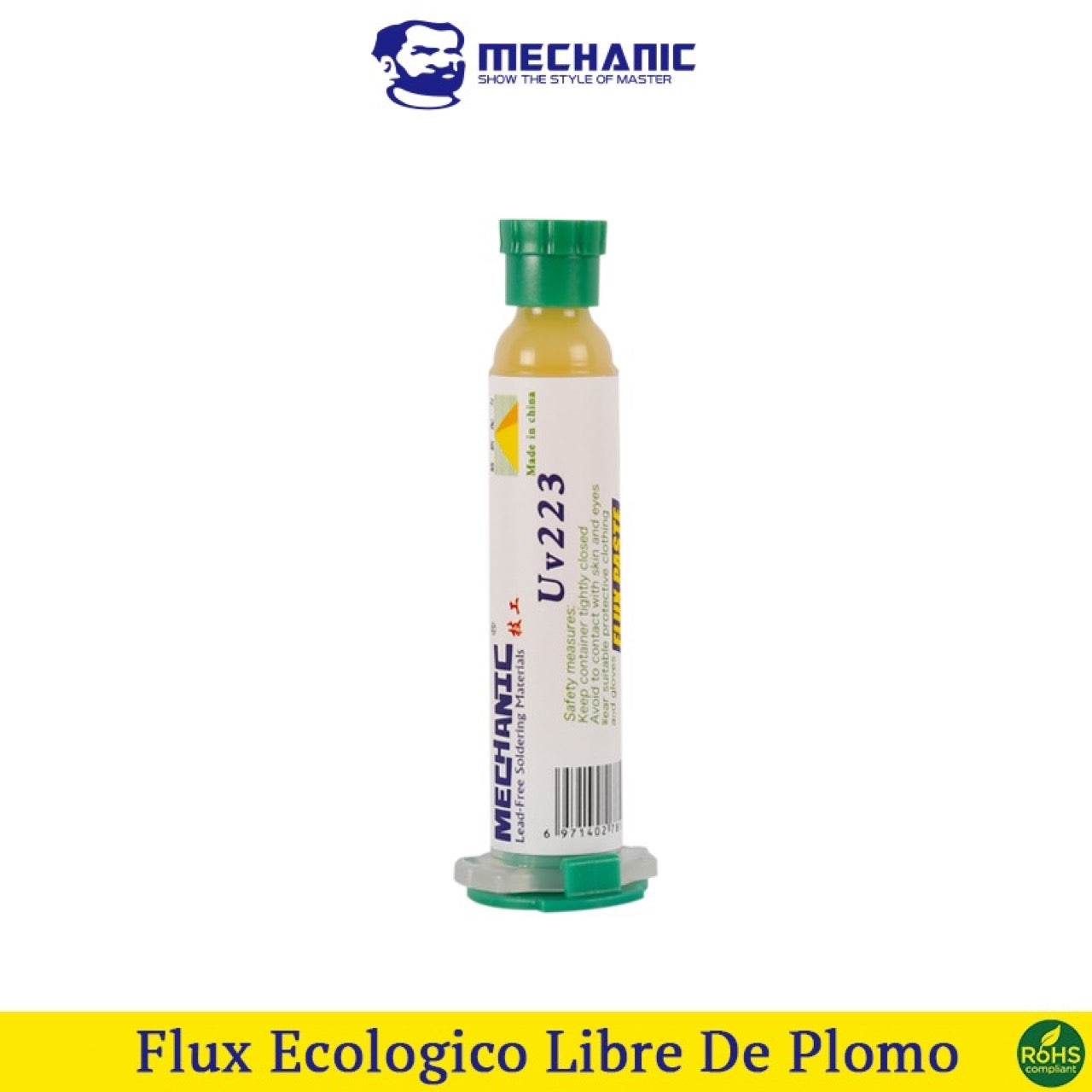 FLUX EN JERINGA (10CC) MECHANIC UV223